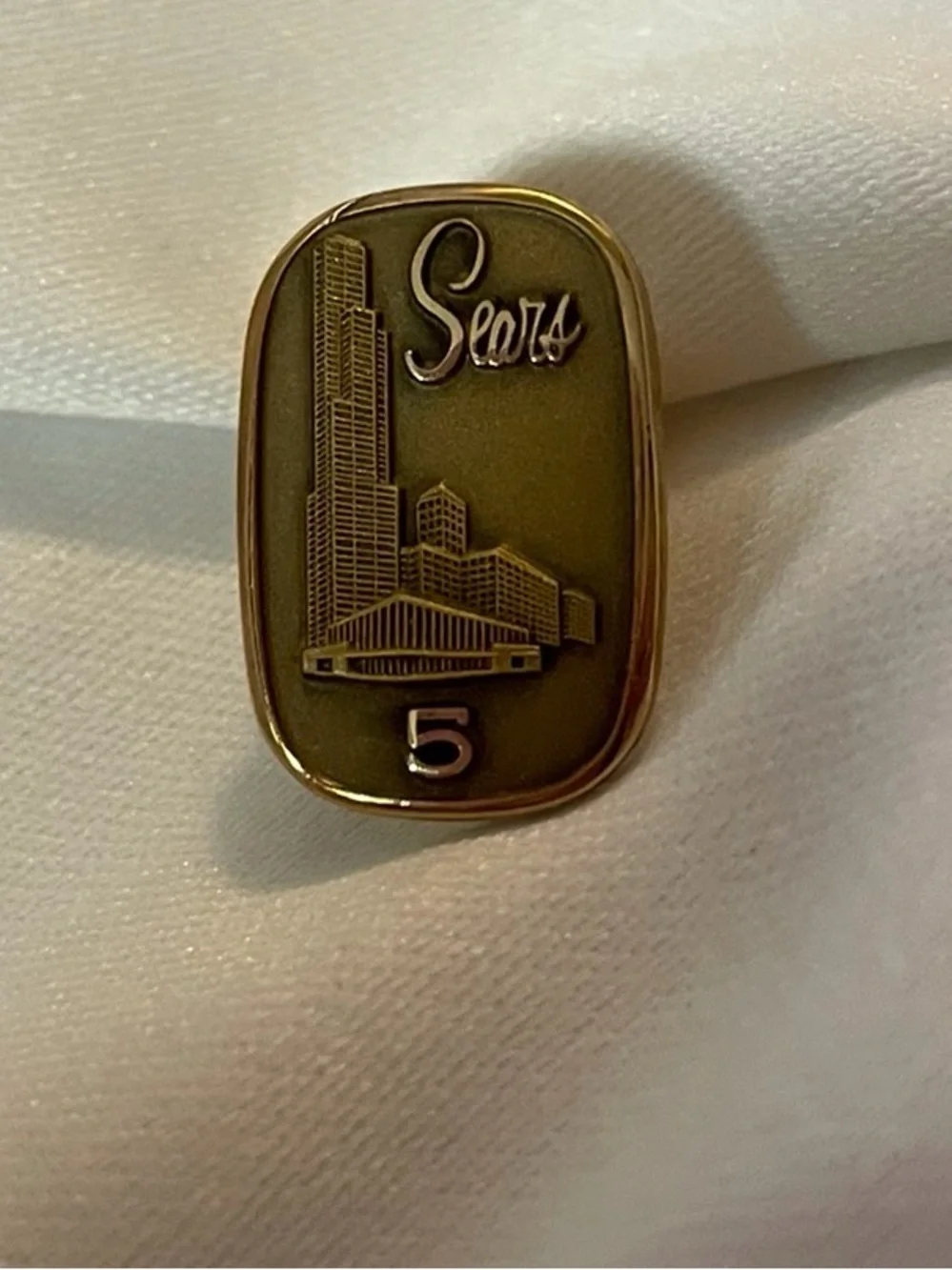 Vintage Sears and GE Gold Filled Tie Tack and Pin Lot- Gold
